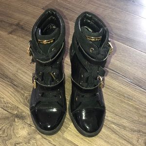 Michael Kors wedge bootie